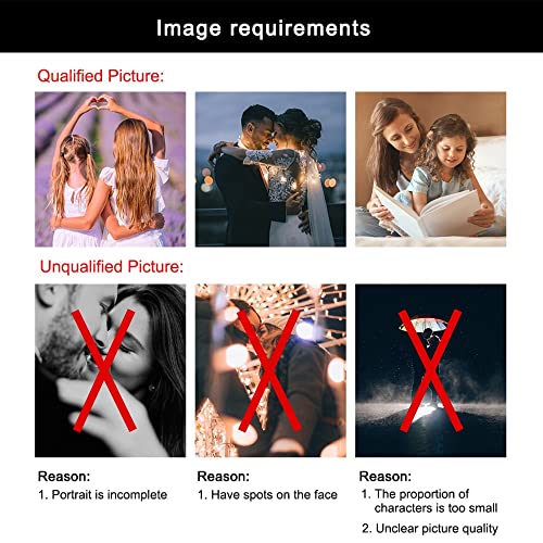 goee Foto Personalizzata Personalizzata Lampada 3D Testo Camera da Letto Personalizzata Luce Notturna Anniversario di Matrimonio Compleanno Regalo Festa della Mamma (1 Color) - Image 7