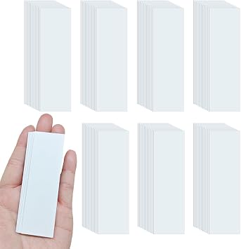 100 Pcs Perfume Tester Strips Bright White Fragrance Blotter Test Strips Paper Cologne Tester Strips Disposable Scent Testing Cards for Essential Oils Sampling 3.94x1.2 Inches