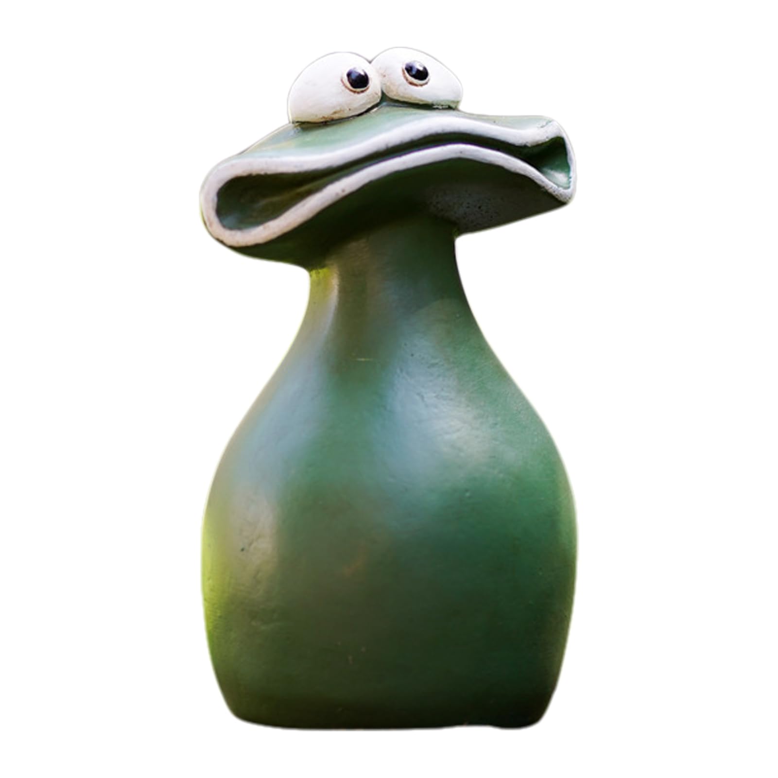 Zambuph Big Frog Fun Handcrafted Frog Homes Decorations Decorations Ornaments Big Mouthed Indoor And Outdoor, 11.5X10x17.5cm