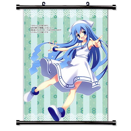 Shinryaku! Ika Musume Anime Fabric Wall Scroll Poster (32' X 46') Inches