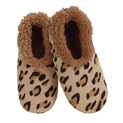 Snoozies Slipper Socks for Women Indoor, Cozy Sherpa-Lined Womens Slippers Non-Skid, Ladies Gifts
