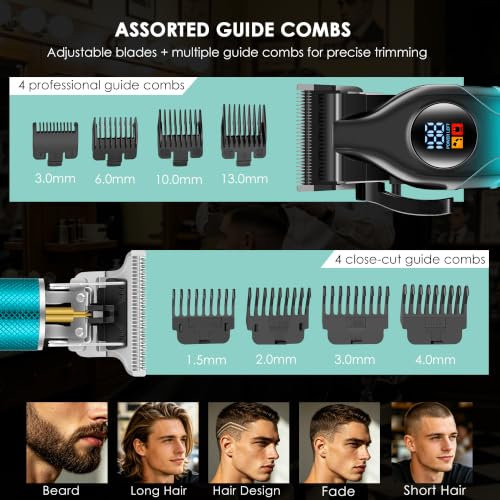 Image of Men's Professional Cordless Hair Clippers & Trimmer Kit