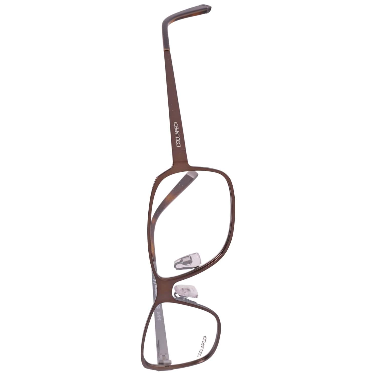 DSquared DQ5057 56049 Dsquared2 oprawki okularów Dq5057 049 56 prostokątne oprawki okularów 55, brązowe
