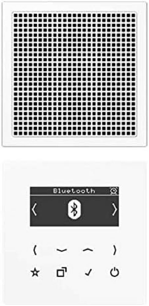 Smart Radio Dab + Bluetooth, Kit Mono S Ls Haut-Parleur Blanc Alpin