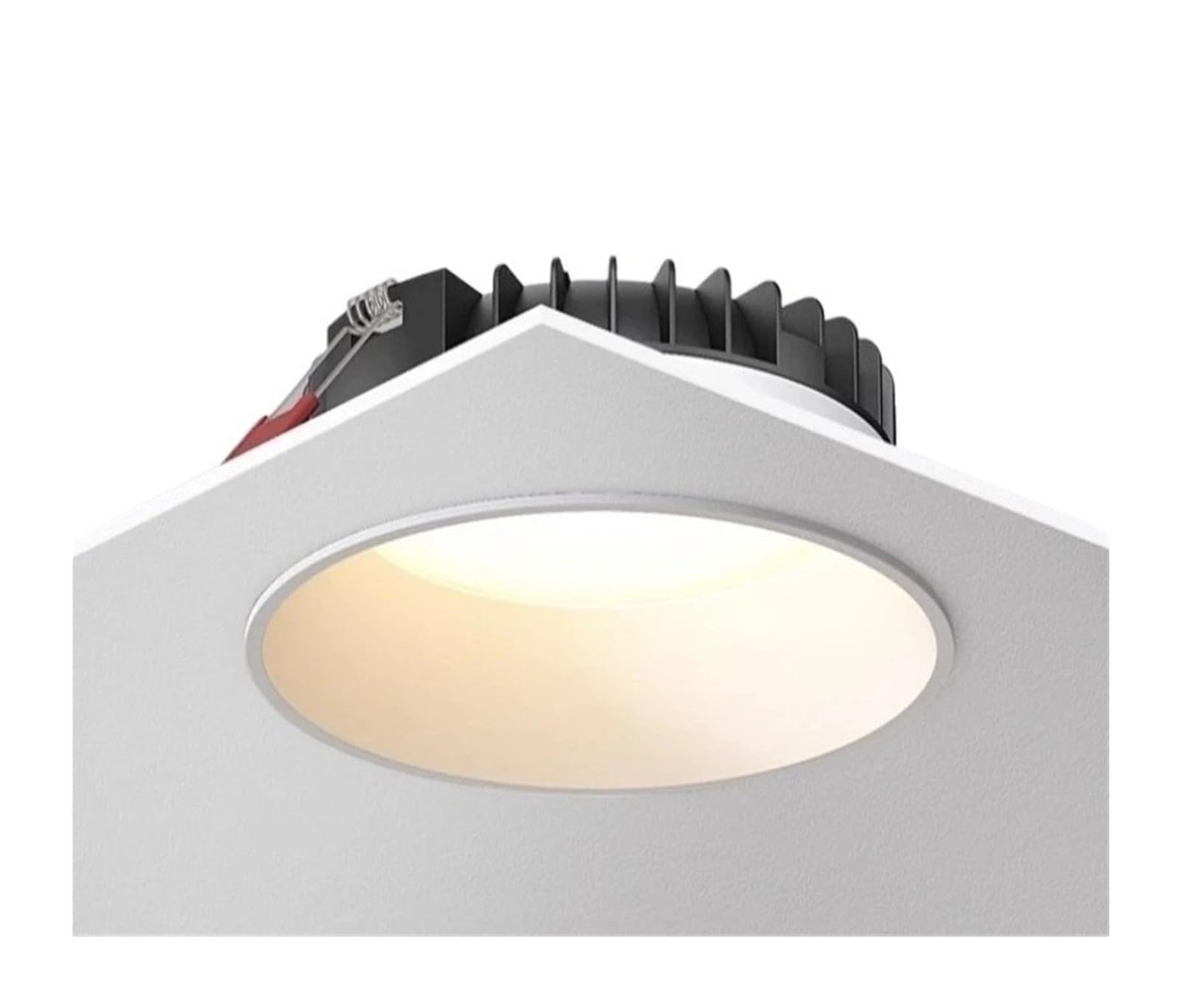 1 szt. ściemniany panel LED do zabudowy Downlight