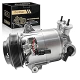 Aspligo Air Conditioner AC Compressor Fits for Chevrolet Malibu Impala Malibu Limited 2.0L 2.5L 2013-2018, for Buick Regal 2.0L 2.4L 2014-2017, with A/C Clutch, Replaces 22910274, 22947668