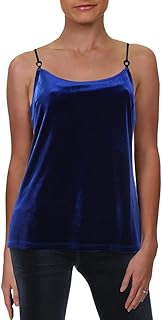 Elie Tahari Womens Bianca Velvet Sleeveless Camisole Top