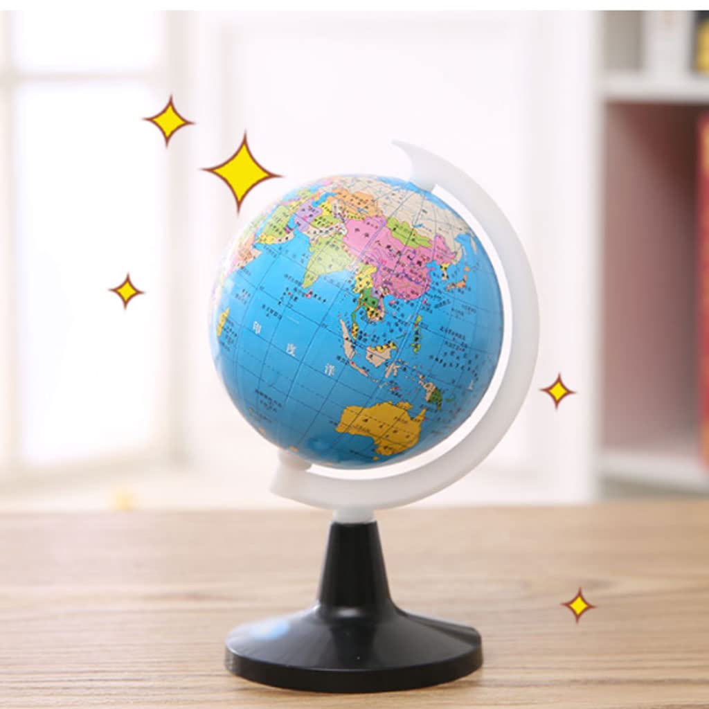 Globus świata Miniwereld met standaardbol, creatieve driedimensionale ornamenten, educatief geschenk, leer aardrijkskunde, voor school piękno i funkcjonalność