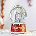 Christmas Snow Globes Glitter Water Globe Musical Snow Globe for Xmas Indoor Decoration, Christmas Holiday Party Gifts and Decorations, Santa