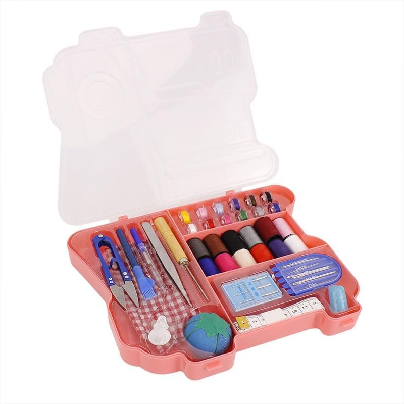 LWECMGSA Household Sewing Kit Thread Needle Set Tool and Case Portable