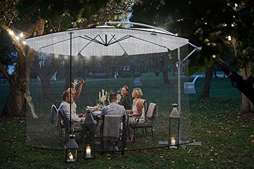 Mt malatec 12266 moustiquaire pour parasols avec fermeture éclair 3,5 m - Image 4