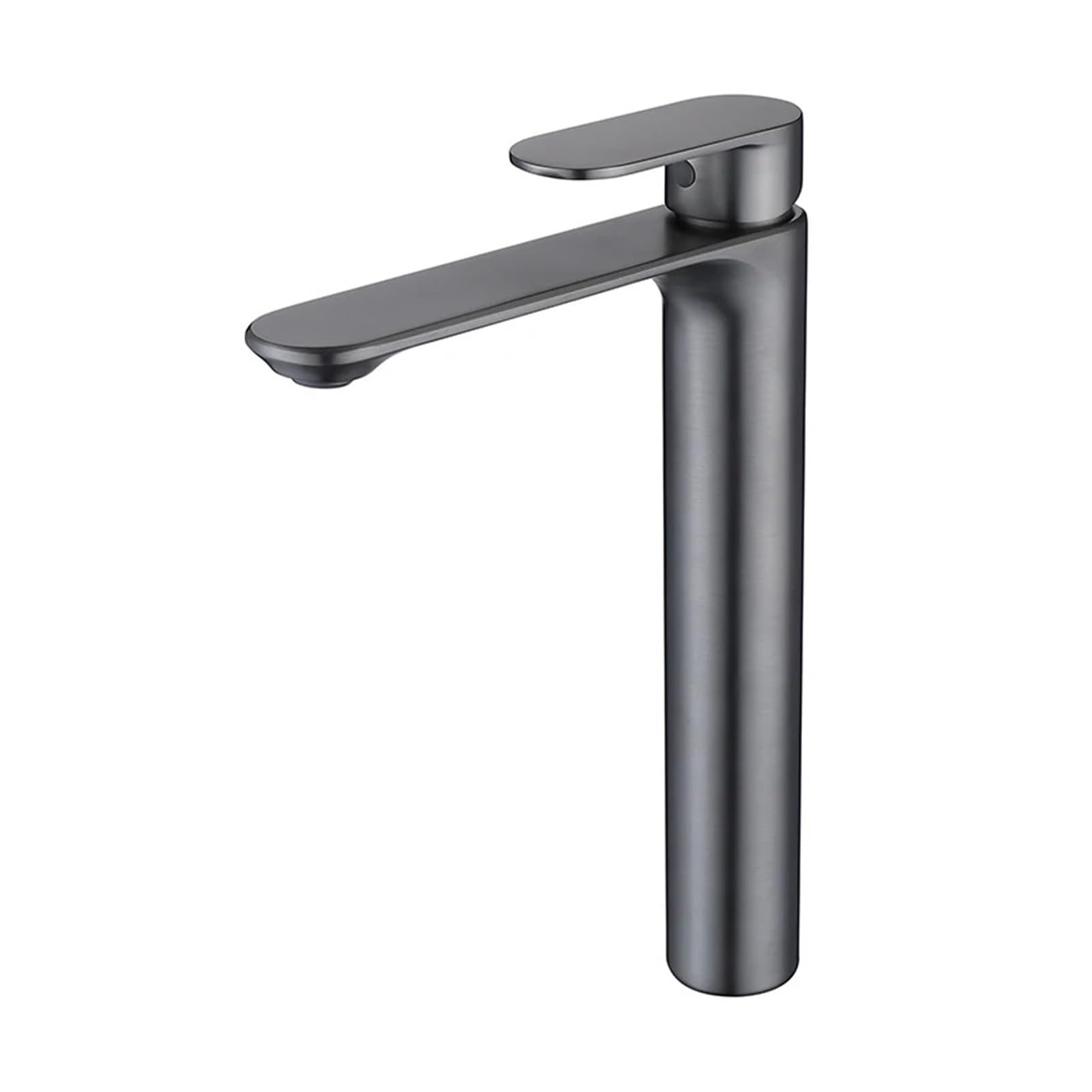 JVDDI Bathroom Faucets High Basin Mixer Sink Faucet Water Tap Hot Cold Tapware Crane Brass(Brushed Grey Faucet)