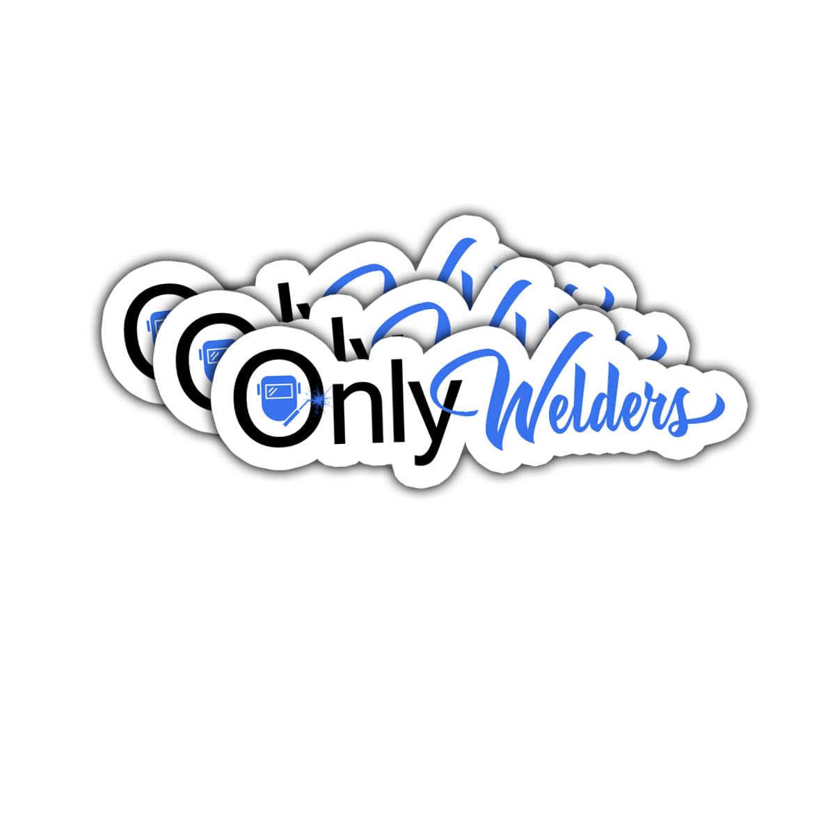 3Pcs Only Welders Sticker Only Welder Hard Hat Sticker Funny Welding Welder Blue Collar Gift Dads Men OnlyWelders Stickers Tradesman Welders Car Decal for Laptop Water Bottle Toolbox Phone Case 3"