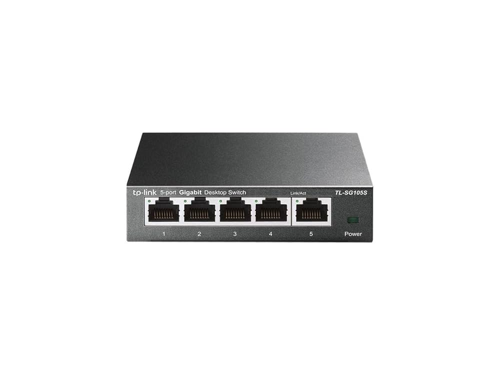 TP-Link 5ポート 10G スイッチ TL-SX105 TP-Link TL-SX105 5-Port Unmanaged Desktop 10-Gigabit Switch