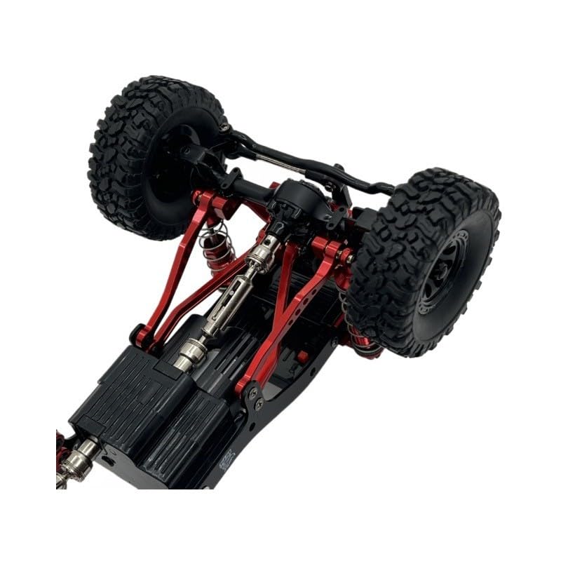 Metal Upgrade and Modification of Front and Rear Drive Shafts for WPL 1/16 C64 C74-1 JA11 RC Car Parts(Silver)