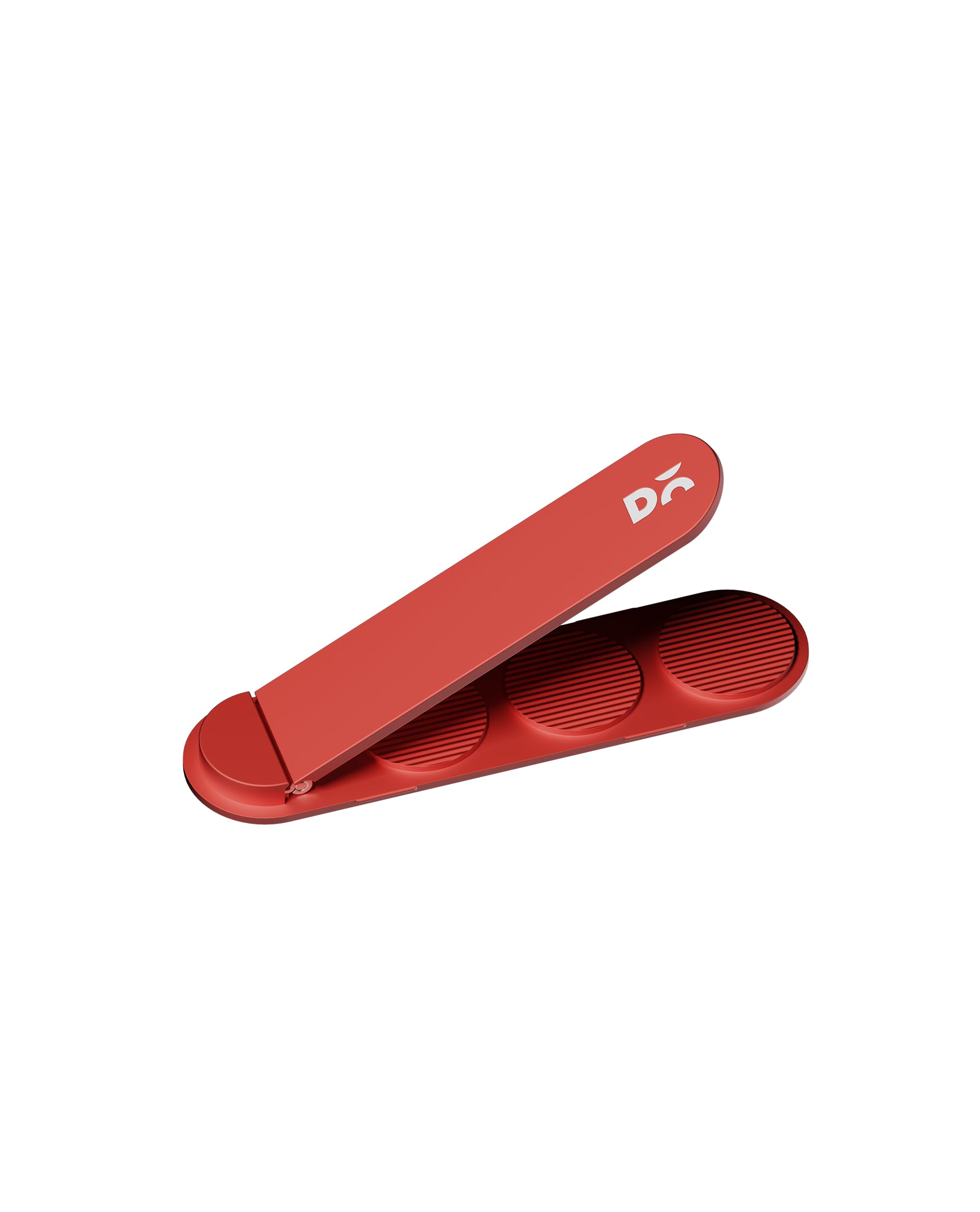 DailyObjects Stack Phone Kickstand/Phone Stand/Mobile Holder, Vertical and Horizontal Stand, Adjustable Angle, Compatible with iPhone - Coral Red-picture-11