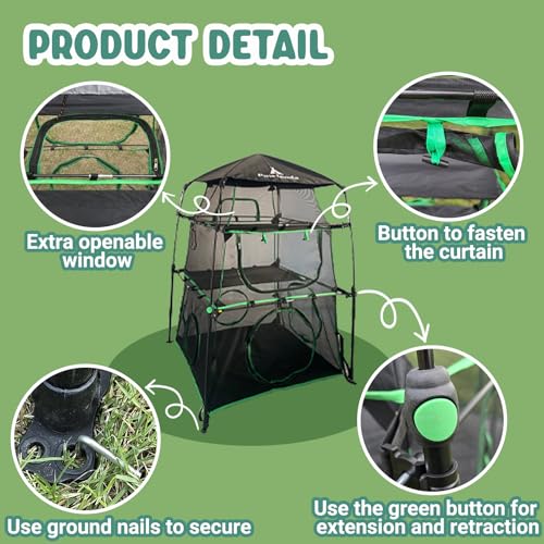 Pawtenda Cercado para Gatos Ao Ar Livre, Tenda para Gatos Ao Ar Livre de 3 Camadas para Gatos Intern