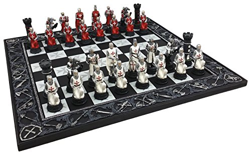 Juego de Ajedrez Medieval Times Crusades con Tablero 17 in miniatura 2
