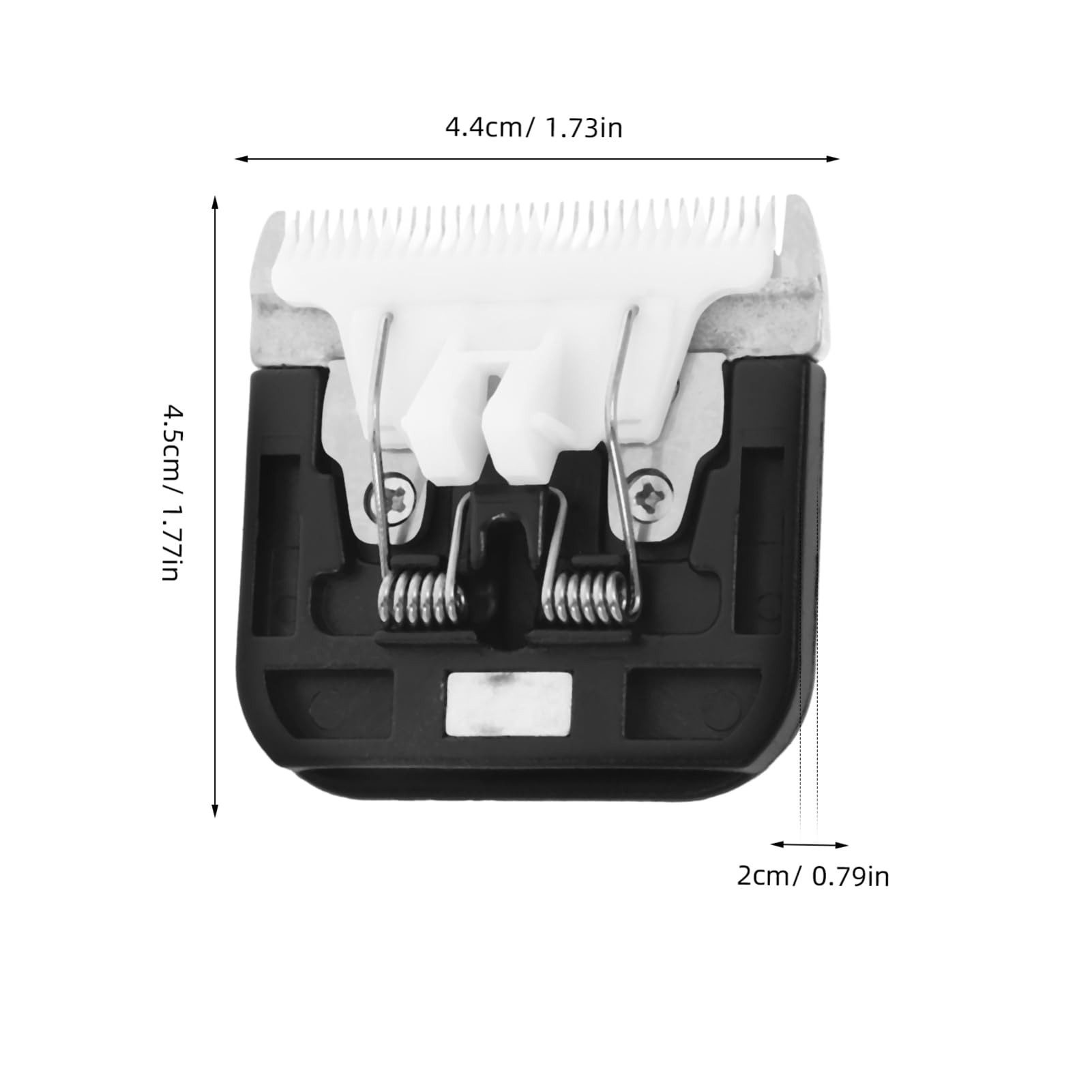 Ipetboom 2Pcs Electric Pet Hair Trimmer Blades Replacement for Dog Grooming Clippers Fine Trim Design for Paws Eyes Ears and Areas Easy to Install and Durable Blades