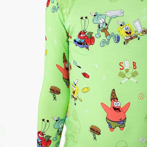 Bellabu Bear SpongeBob SquarePants Rayon from Bamboo Two-Piece Pajamas for Boys & Girls3