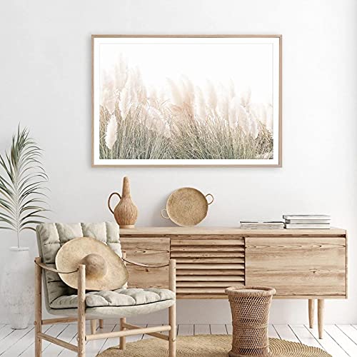 Impression toile herbe affiche scandinave bohème déco maison tableau chambre 50x70