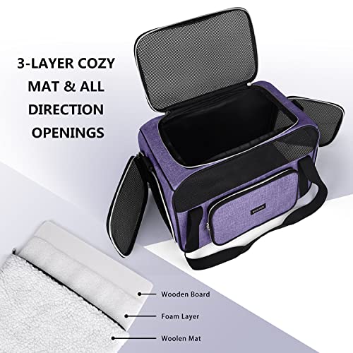 BAGLHER Transportadora de Viagens para Animais de Estimação, Transportadora de Gatos, Transportadora