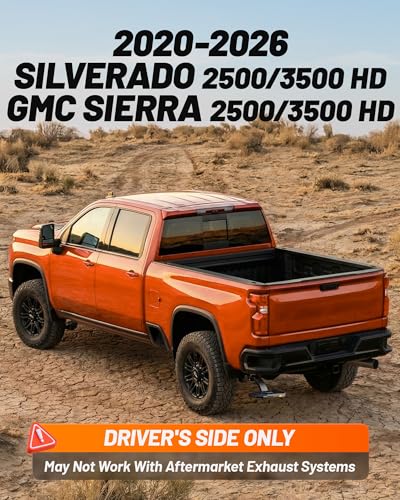 Image of WOLFBOX Retractable Bed Step for 2020-2026 Chevy Silverado & GMC Sierra 2500 /3500 HD, 330 LBS Heavy-Duty Truck Bed Step, Non-Slip Aluminum Tailgate Step Replace Easy Bolt-On(Not for ZR2 Bison Edition)