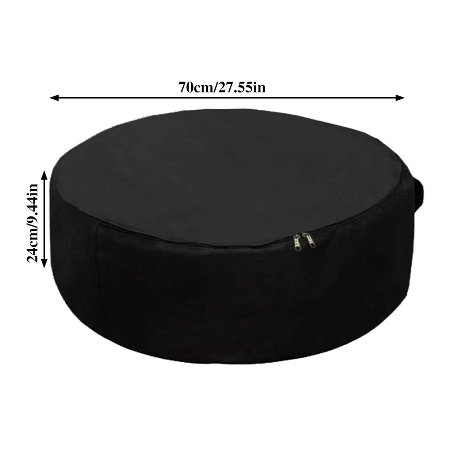 Auto-Ersatzreifenabdeckungen, 2 Stück, 3XL/4XL, tragbar, Winter, Auto, Lieferwagen, Ersatzreifenabdeckung, 600D Oxford mit PVC-Beschichtung, Radtasche, Aufbewahrungsschutz für jedes Rad (4XL)
