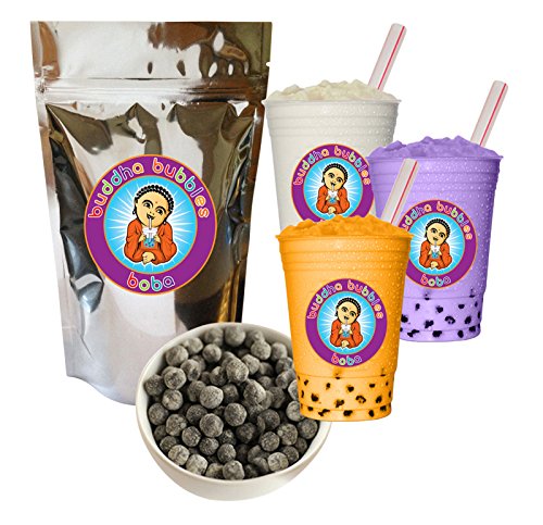 10+ Drinks Thai Boba Tea Kit: Tea Powder, Tapioca Pearls & Straws By Buddha Bubbles Boba