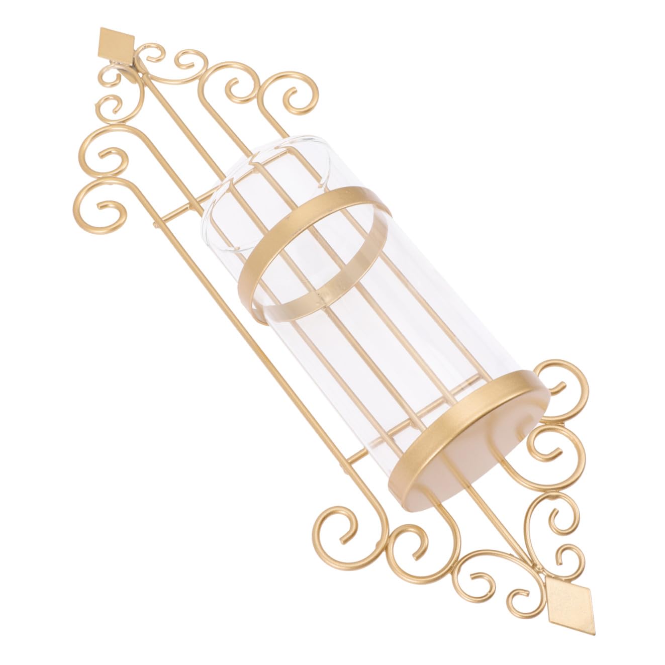 Candelabro de pared de hierro DOITOOL para iluminar tu salón con elegancia