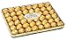 Ferrero Rocher Fine Hazelnut Chocolates, Chocolate Gift Box, 48 Count Flat, 21.2 oz