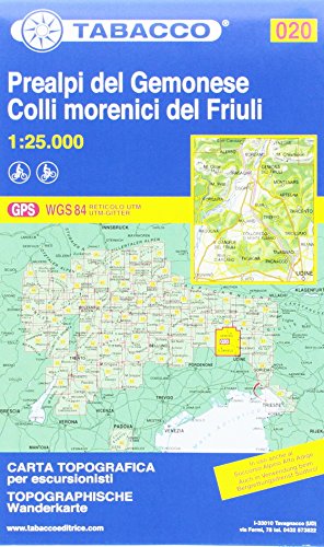 Prealpi Carniche e Giulie del gemonese 1:25.000: 020