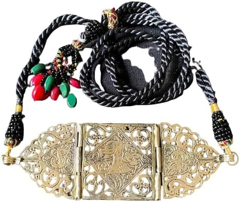 Vintage Amulet Cum Choker- Traditional Handmade Antique Jewellery, Choker Collar Necklace For Women