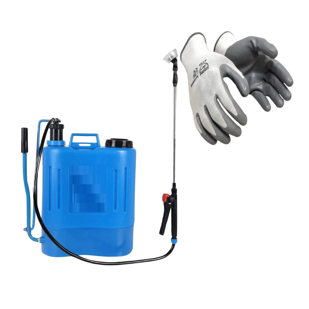 CREWBOLT 16L Manual Sprayer Pump, Versatile Home, Garden, Office Pressure Sprayer Tank, Ideal for Outdoor Use| Combo Pack|| Grey Gloves|| (B0D7NW5YR9) Amazon Price History, Amazon Price Tracker