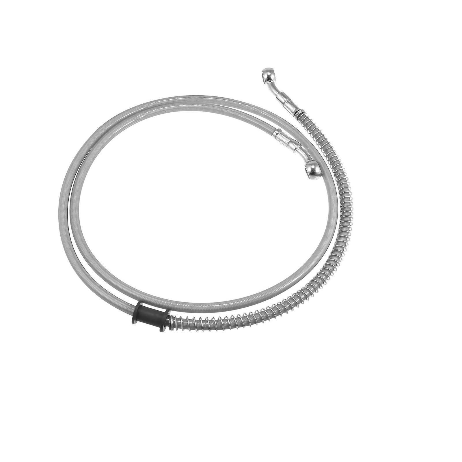 Ksxzw Silver Motorbike Part 10Mm Inner Diameter 1.4M Motorcycle Hydraulic Brake Line Oil Hose Pipe Stainless Steel Braided Cable