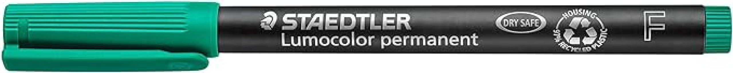 STAEDTLER Lot de 6 Lumocolors marqueur permanent 318F, vert