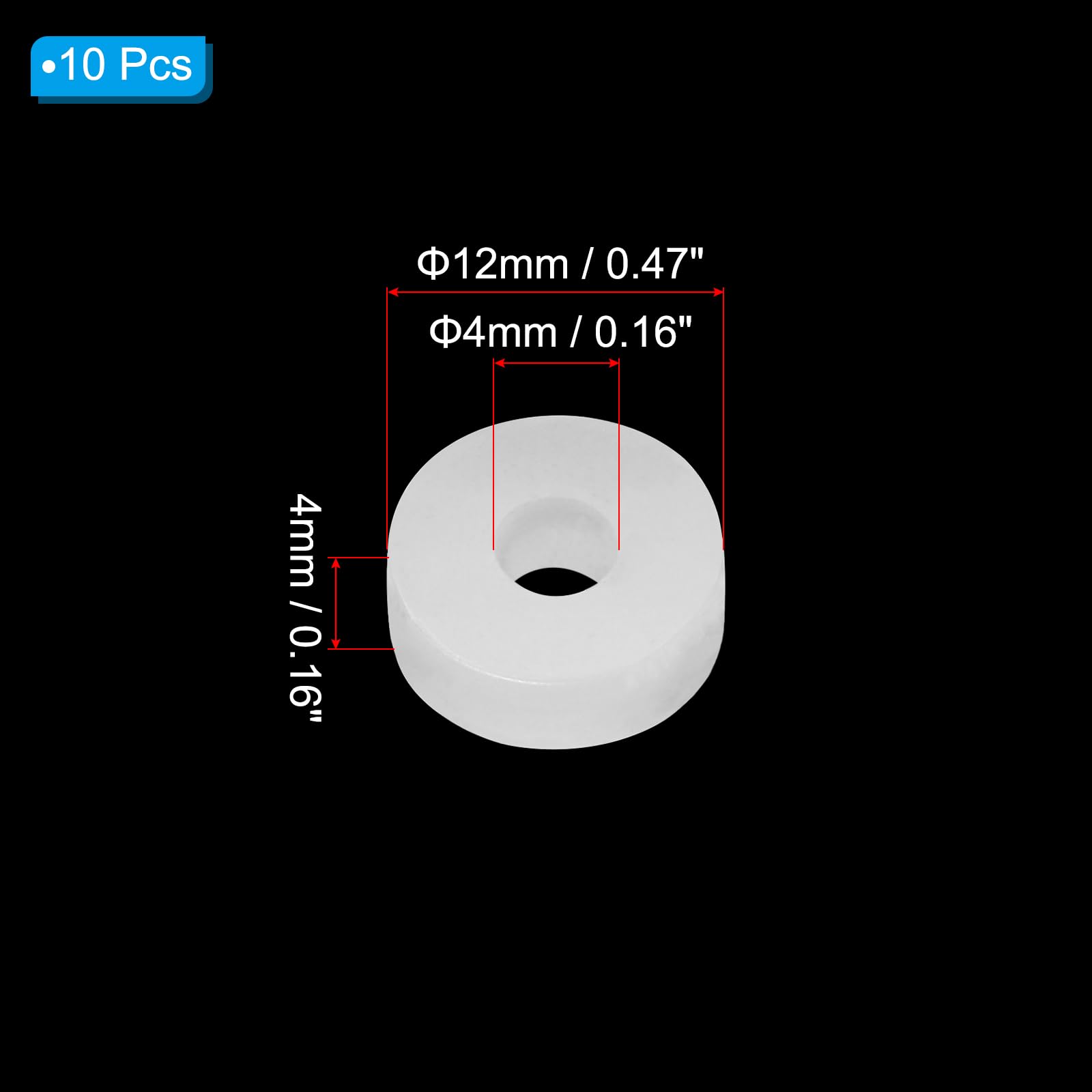 PATIKIL Silicone Rubber Flat Washer - Image 2