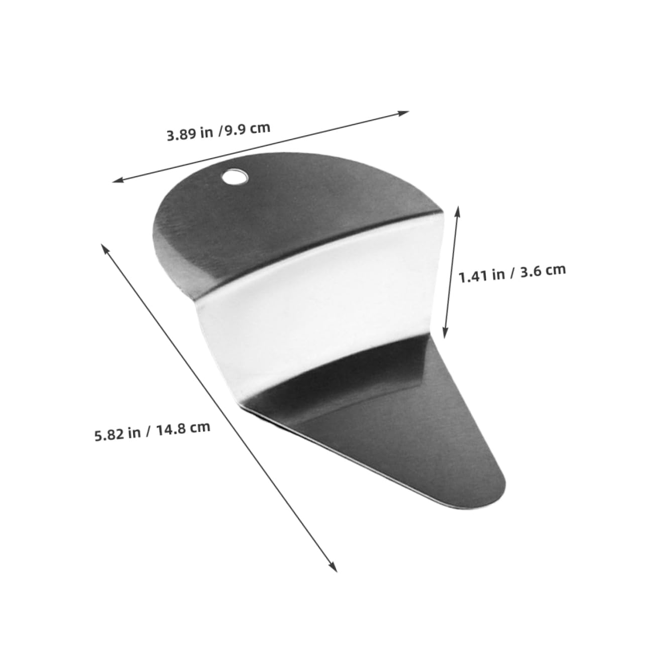 MOLUCKFU 2pcs Fan Shaped Cake Server Ergonomic Stainless Steel Spatula for Easy Serving of Cakes and Pizzas Kitchen Tool for Parties Weddings Buffets and Picnics