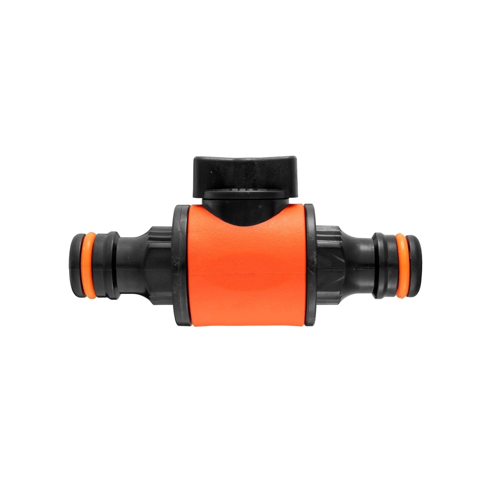 SolaDirect Snap On Male - Male In Line Valve - Universal Garden Hose Pipe Connectors Fittings Parts Valves Adapters - Hozelock Compatible [BL] — image 1