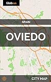  Oviedo, Spain - City Map [Idioma Inglés]