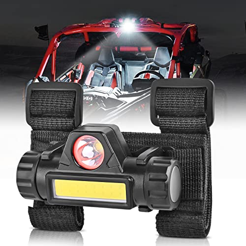 Nilight UTV Dome Light Universal 1.5”-2.0” Roll Bar Mount LED Interior Light Spot Flood Combo Beam LED Light for UTV ATV Can-Am Polaris RZR Dune Buggy Golf Cart Off-Road Vehicle Boat, 2 Years Warranty