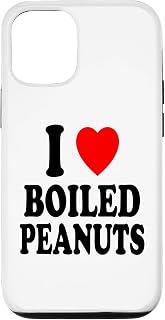 iPhone 12/12 Pro I Heart (Love) Boiled Peanuts Snack Food Vegan Vegetarian Case