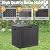 NUNU LAB 32 Gal Outdoor Storage Box Waterproof Lockable,Deck Box,Black