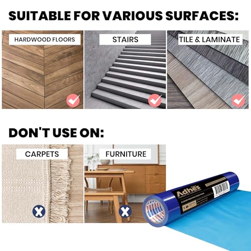 image for ADHES TAPE PURSUIT OF PERFECTION ADHES Floor Protection Film, Self Adh