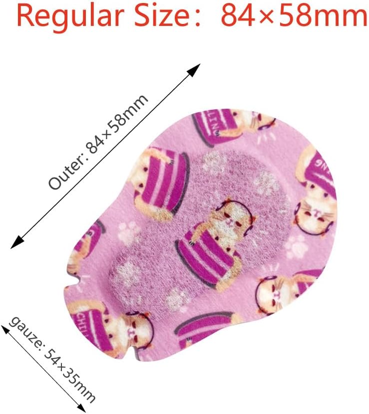 Adhesive Eye Patches for Kids with Lazy Eye, 30+3 Bonus Patches, Adhesive Bandages for Amblyopia 5 Fun Girls Designs (Regular Size)