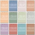 Quality Material: the book review sticky notes are crafted from quality paper, with smooth surfaces, these colorful sticky notes make jotting down insights a breeze; Fit for avid readers, they stand out in your book review notes collection Compact an...
