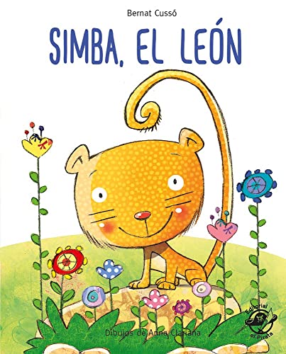 Simba, el león: En letra MAYÚSCULA y de imprenta: libros para niños de 5 y 6 años (Aprender a leer en letra MAYÚSCULA e imprenta) Cover