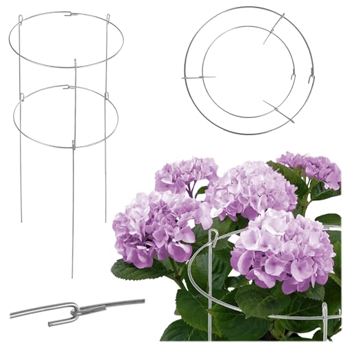 KADAX Tuteur de jardin en acier thermolaqué - Support pour plantes grimpantes pour jardin, balcon - Hauteur : 90 cm