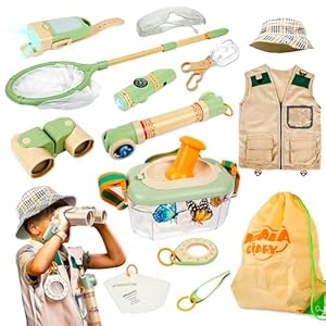 Kids Explorer Kit, 27 Pcs Outdoor Explorer Kit & Kids Bug Catching Kit – Kids Nature Kit Outdoor Camping Adventure Toys for Kids 3+ Years Old