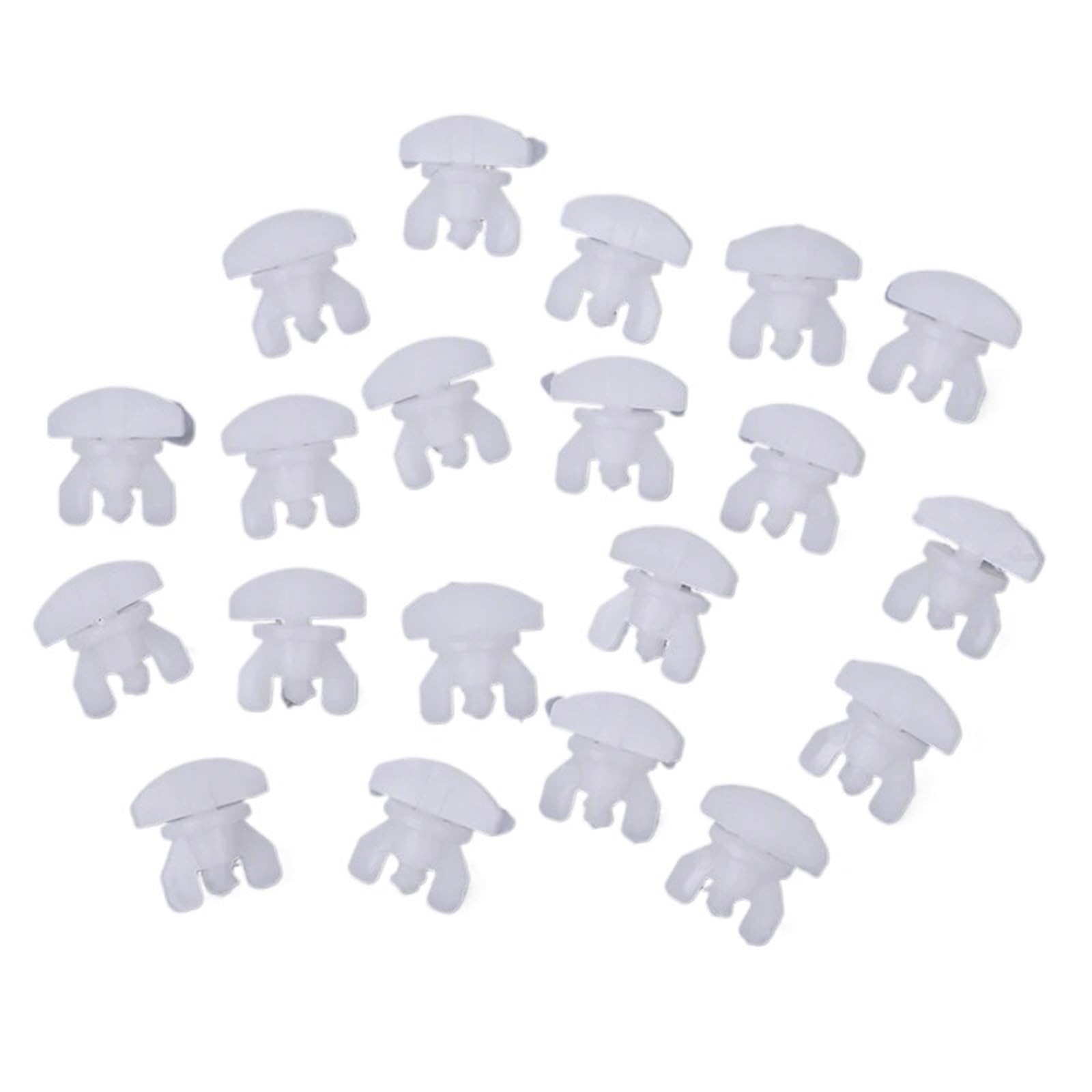 Curtain Track Gliders 20pcs Plastic Curtain Track Stoppers Easy Installation Drapery Rails Sliding Gliders Fasteners Accessories